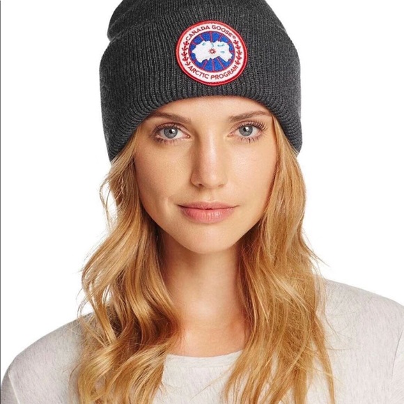 canada goose merino wool beanie